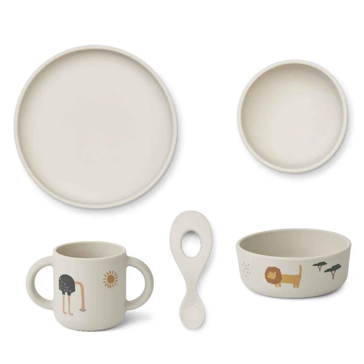 Set Repas 4 Pièces Vivi - Safari Sandy Mix